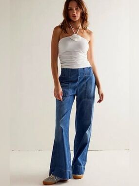 We The Free Breezy Denim Pull On Jeans- Adirondack-XL🔥🔥